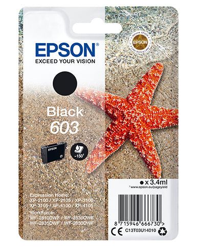 Epson Tintenpatrone 603, Schwarz