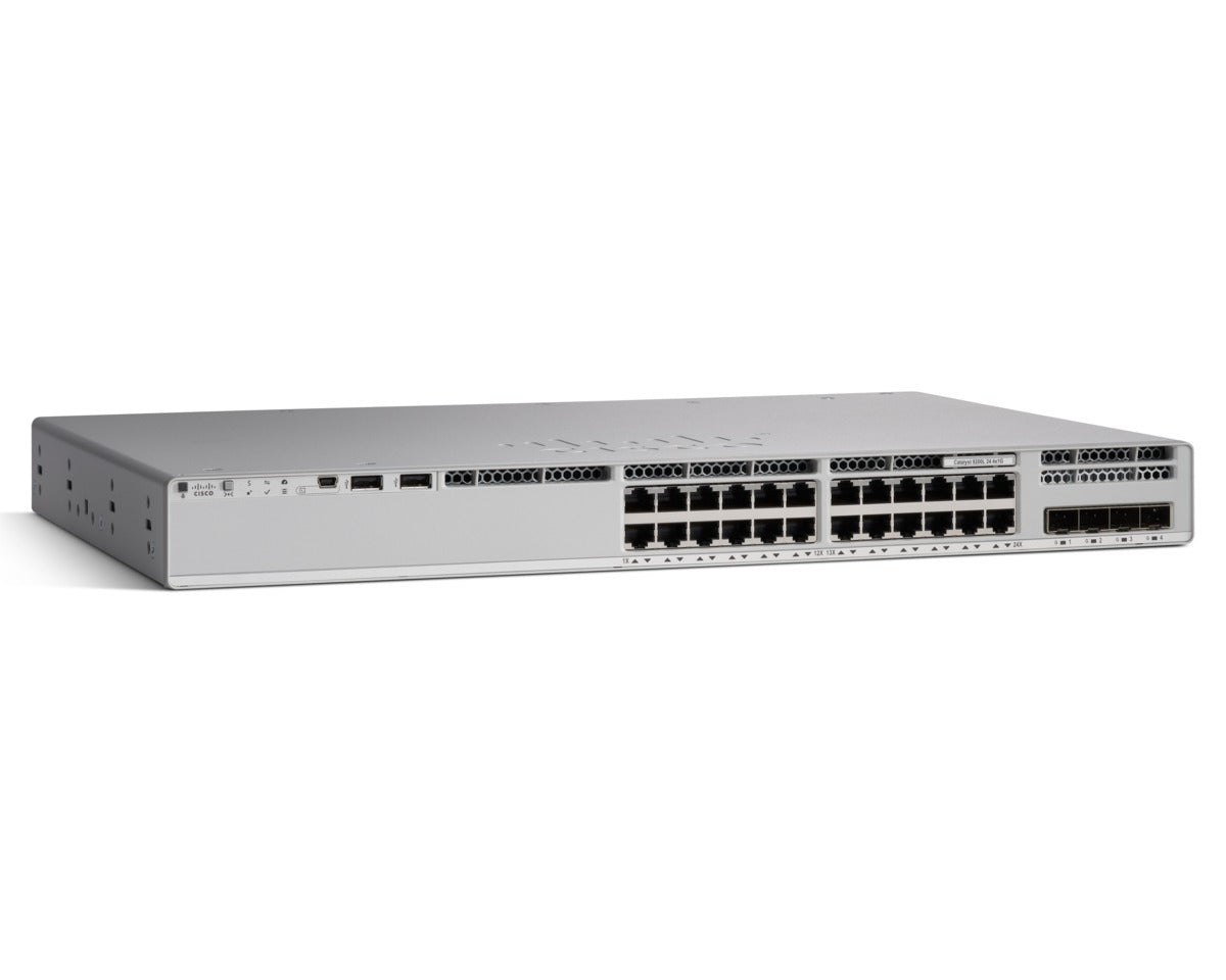 Cisco Catalyst 9200L – Managed Switch – 24×GbE, L3
