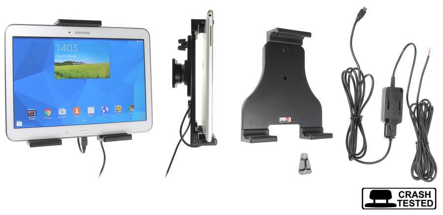 Brodit Fahrzeug-Dock für Tablet/UMPC – Mit Ladegerät, Kabelgebunden (USB-C) – Schwarz