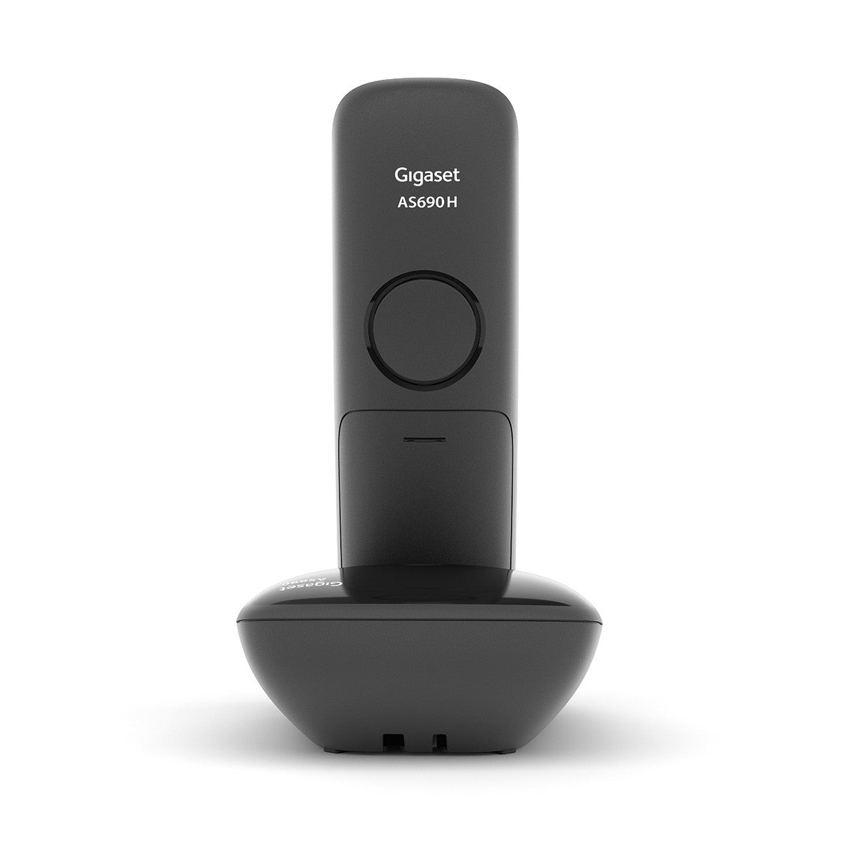 Gigaset AS690 – Analoges DECT-Telefon mit Freisprecheinrichtung, Telefonbuch 100 Einträge, Schwarz