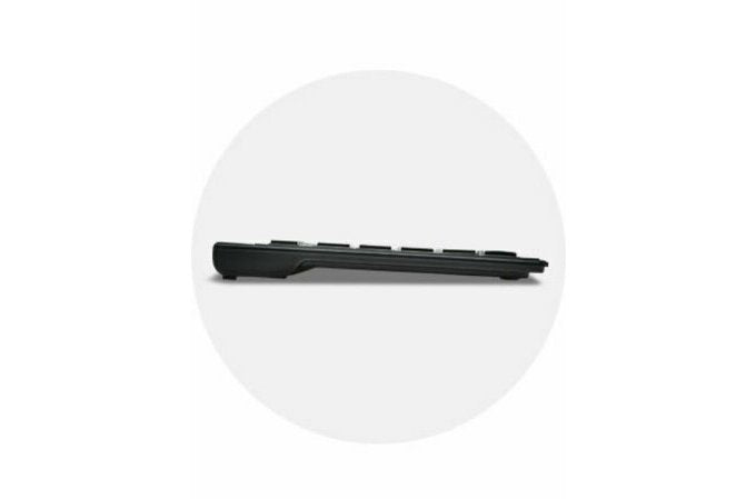 Kensington AdvanceFit – Tastatur, kabellos, FR-Layout (FR), Schwarz