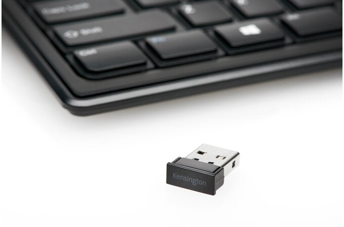 Kensington AdvanceFit – Tastatur, kabellos, FR-Layout (FR), Schwarz