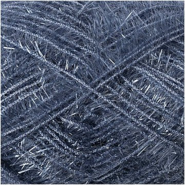 Rico Design Creative Bubble Garn Blau – 50 g, 90 m, 100% Polyester, Nadel 4 mm