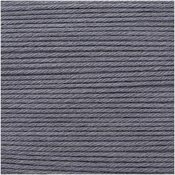 Rico Design Baby Dream Uni DK Garn Anthrazit – 50 g, 115 m, Nadel 4 mm, 50% Polyamid/50% Polyacryl