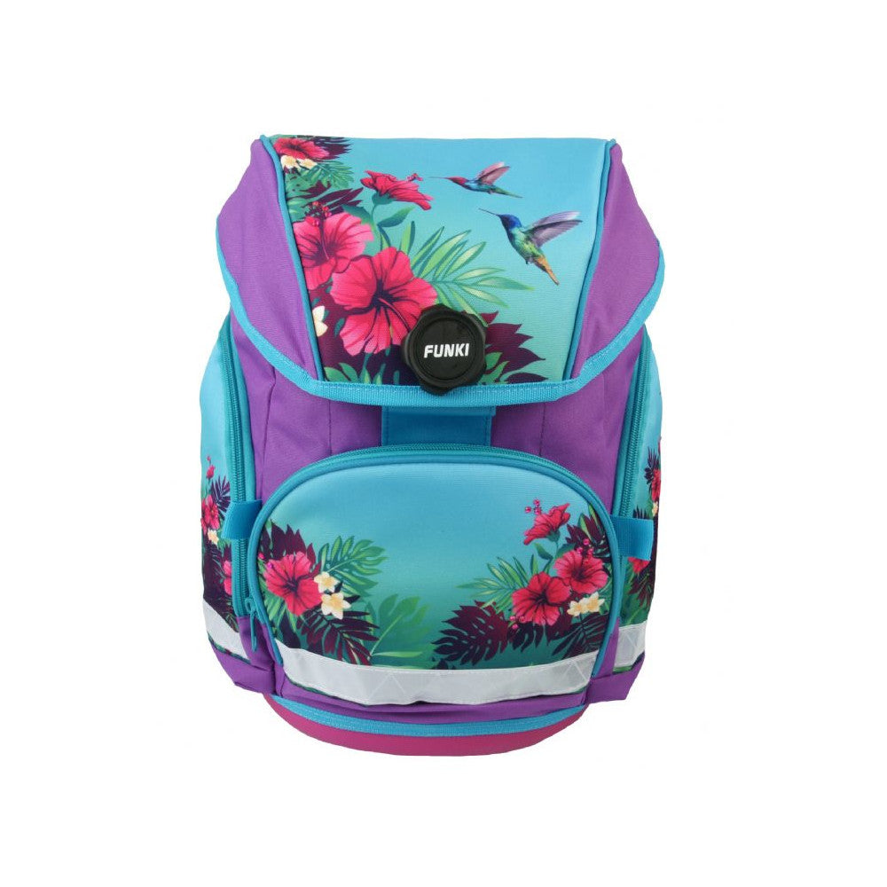 Funki Schulrucksack-Set – Joy-Bag – 4-teilig – Tropical – 25 l