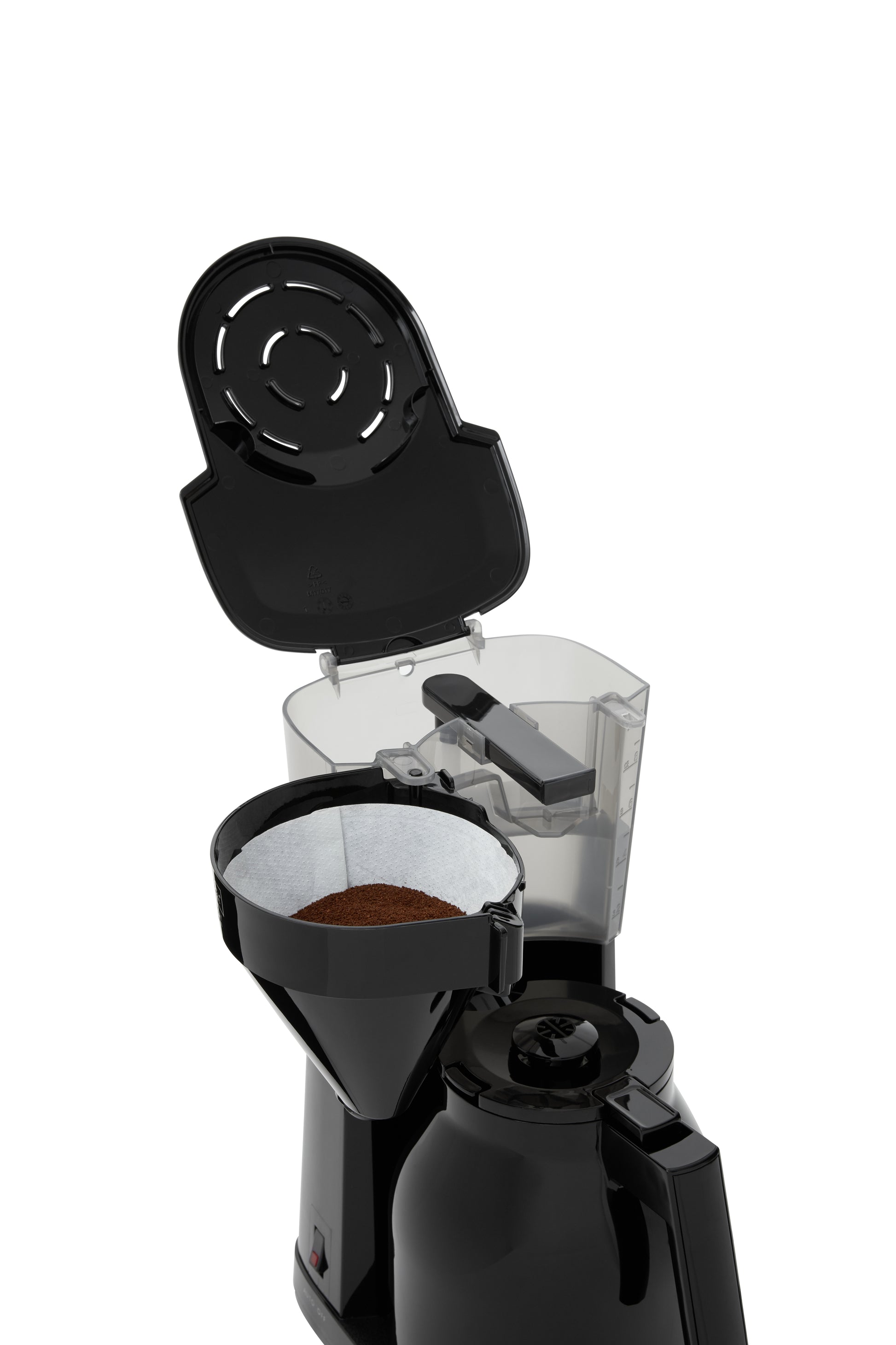 Melitta Easy Therm Filterkaffeemaschine – 8 Tassen, 1 l, Schwarz