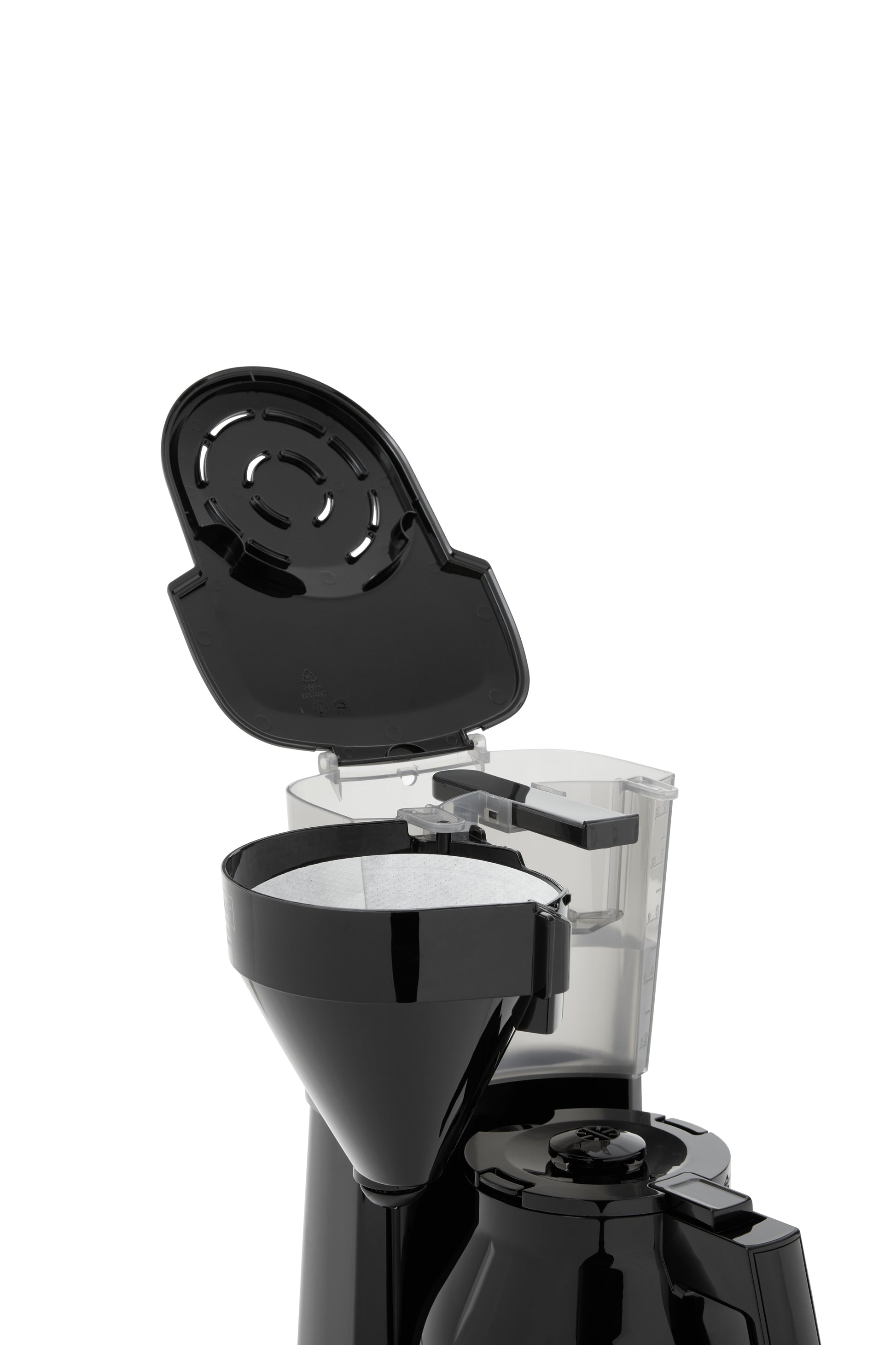 Melitta Easy Therm Filterkaffeemaschine – 8 Tassen, 1 l, Schwarz