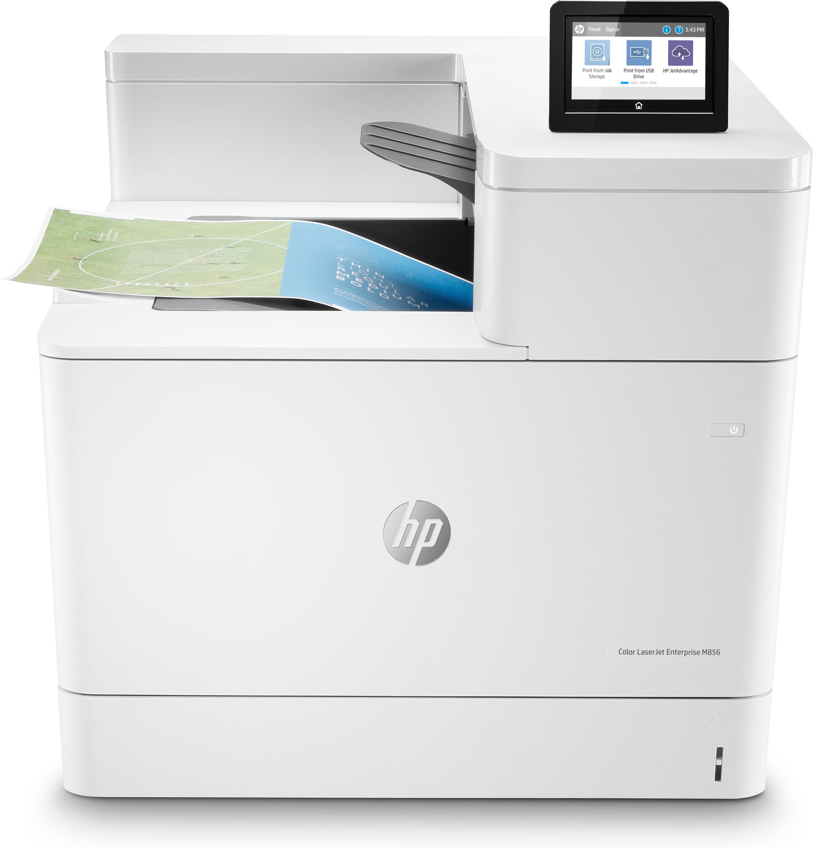 HP Color LaserJet Enterprise M856dn – A3, Duplex, 56 Seiten/Min., 1200 × 1200 dpi, WLAN/LAN/USB