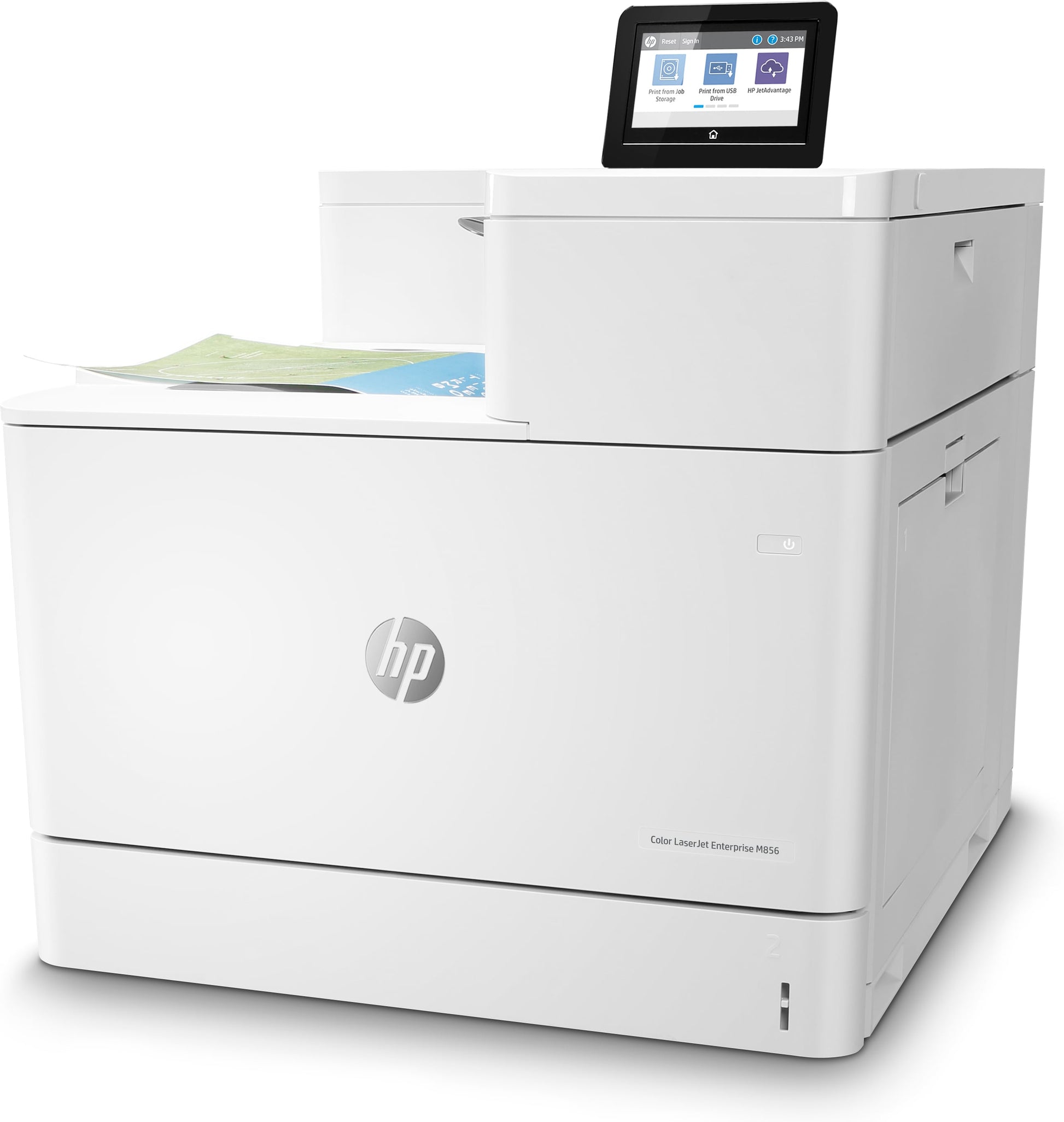 HP Color LaserJet Enterprise M856dn – A3, Duplex, 56 Seiten/Min., 1200 × 1200 dpi, WLAN/LAN/USB