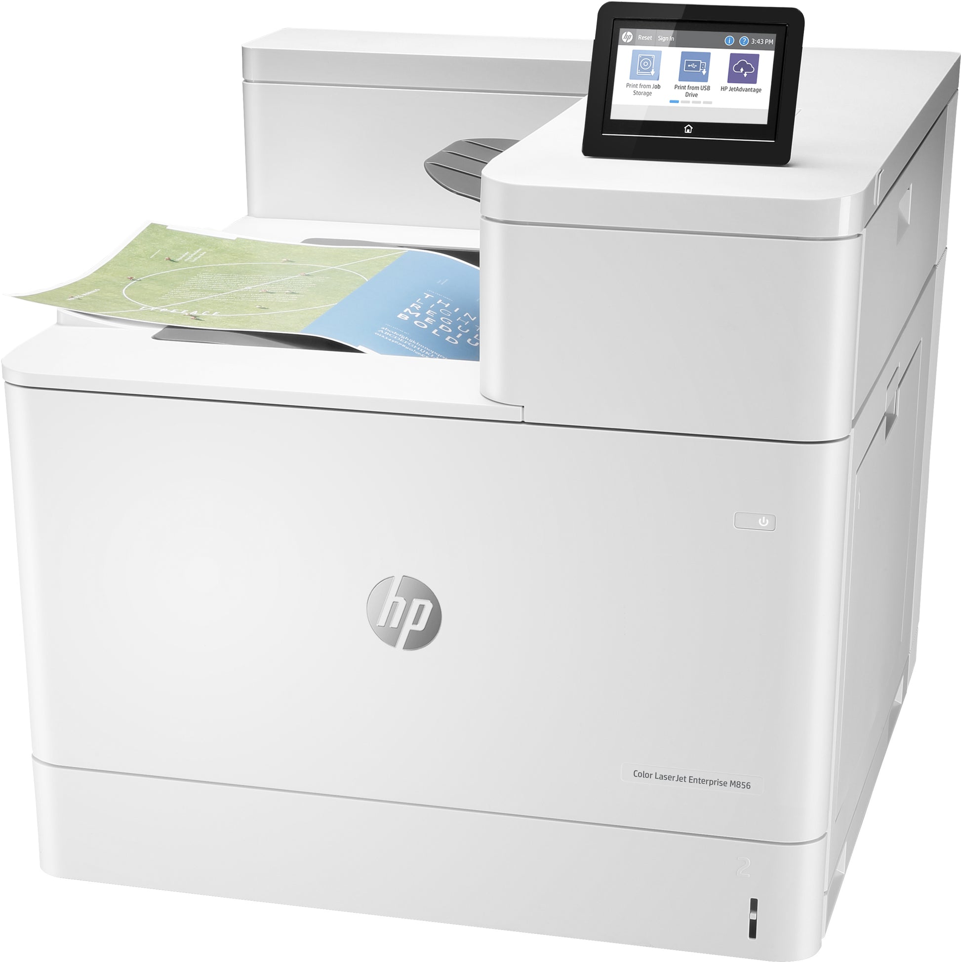 HP Color LaserJet Enterprise M856dn – A3, Duplex, 56 Seiten/Min., 1200 × 1200 dpi, WLAN/LAN/USB