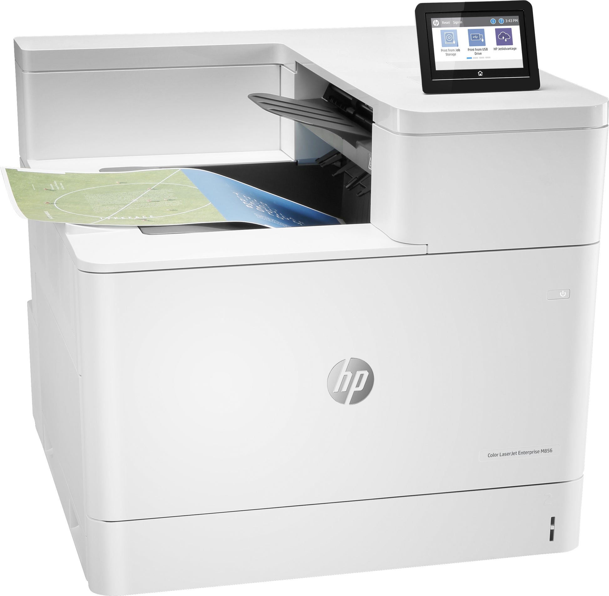 HP Color LaserJet Enterprise M856dn – A3, Duplex, 56 Seiten/Min., 1200 × 1200 dpi, WLAN/LAN/USB