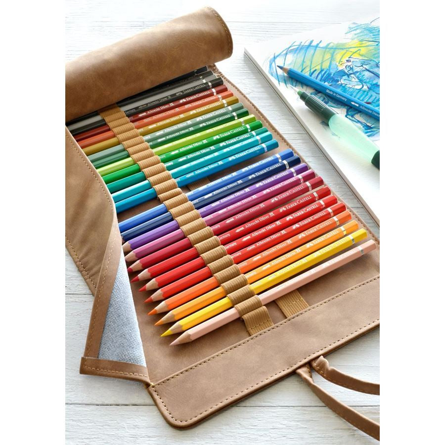 Faber-Castell Aquarellbuntstift, mehrfarbig, 30er-Etui – inkl. Wassertankpinsel (6 ml), Ø 3,8 mm
