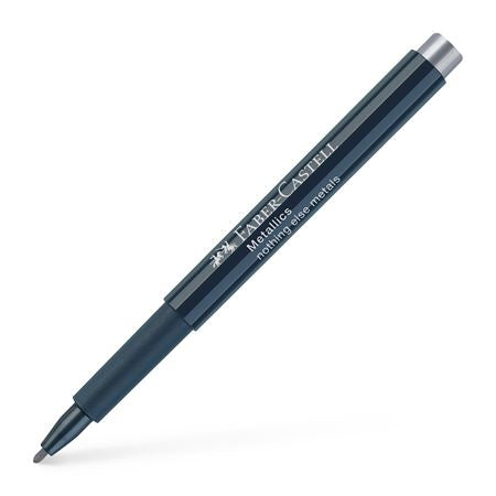 Faber-Castell Non-Permanent-Marker – Metallische Rundspitze 1,5 mm – trocken abwischbar