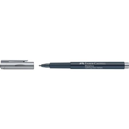 Faber-Castell Non-Permanent-Marker – Metallische Rundspitze 1,5 mm – trocken abwischbar