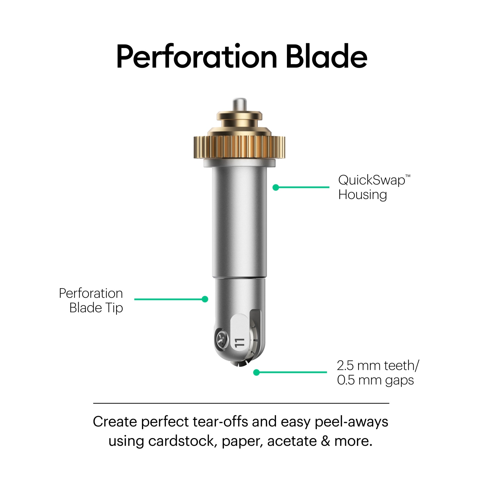 Cricut Ersatzklinge Perforation – für Maker 3, 1 Stück