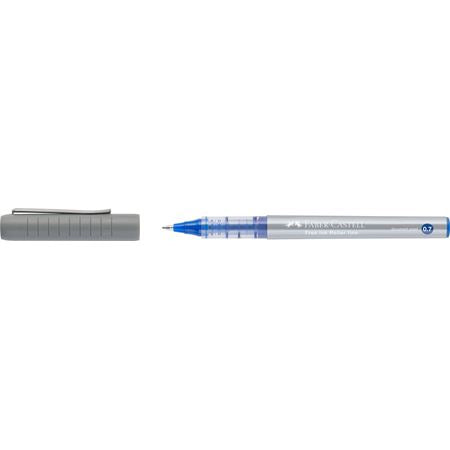 Faber-Castell Free Ink 348151 – Tintenroller, 0,7 mm, Blau, dokumentenecht, Kunststoff