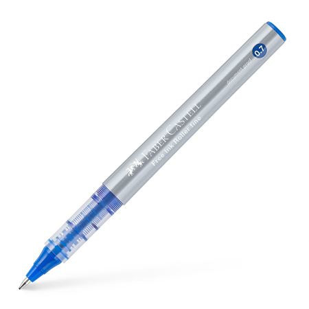 Faber-Castell Free Ink 348151 – Tintenroller, 0,7 mm, Blau, dokumentenecht, Kunststoff