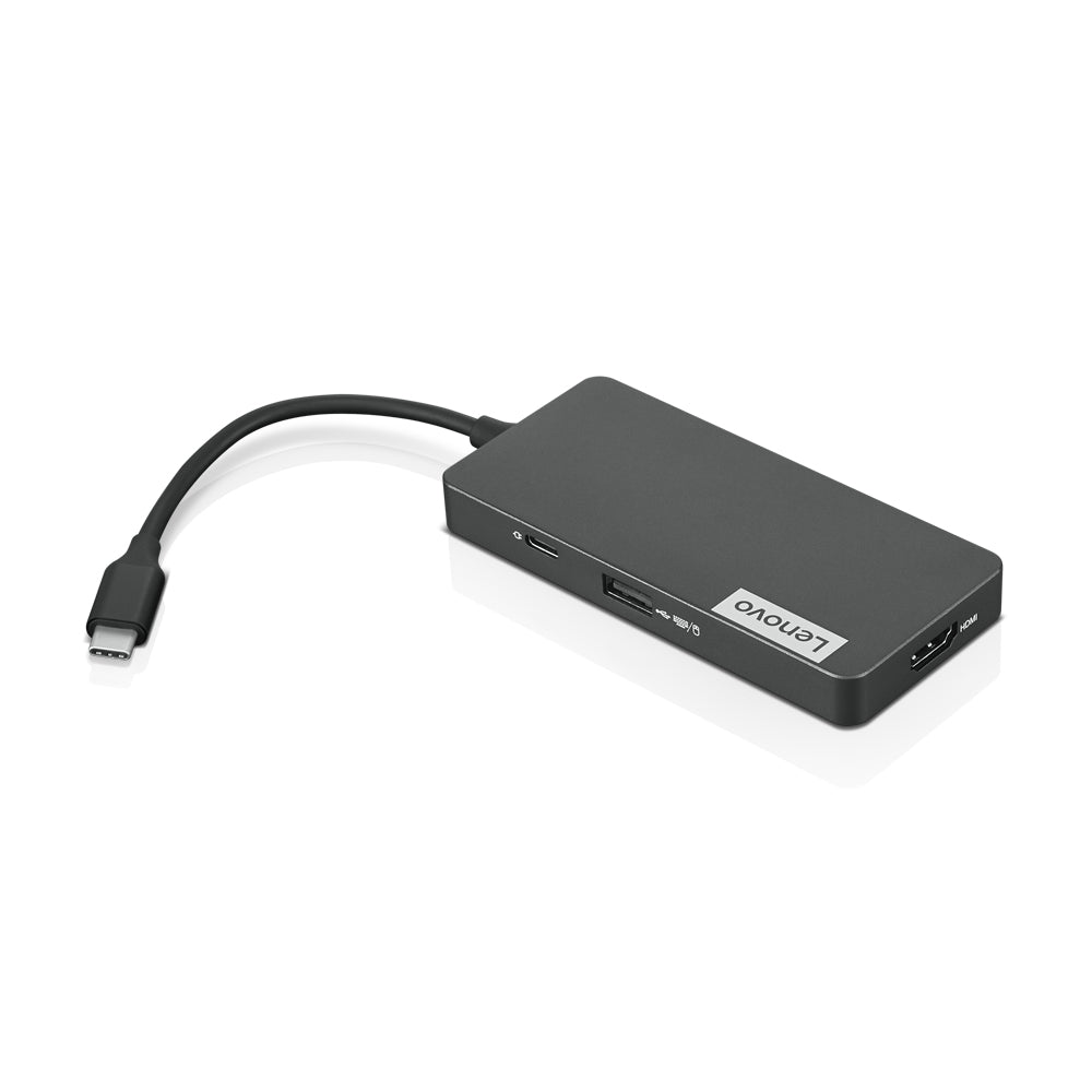 Lenovo GX90T77924 Multiport-Adapter – USB-C, 1× HDMI, 3× USB-A, SD/microSD, für Windows 10