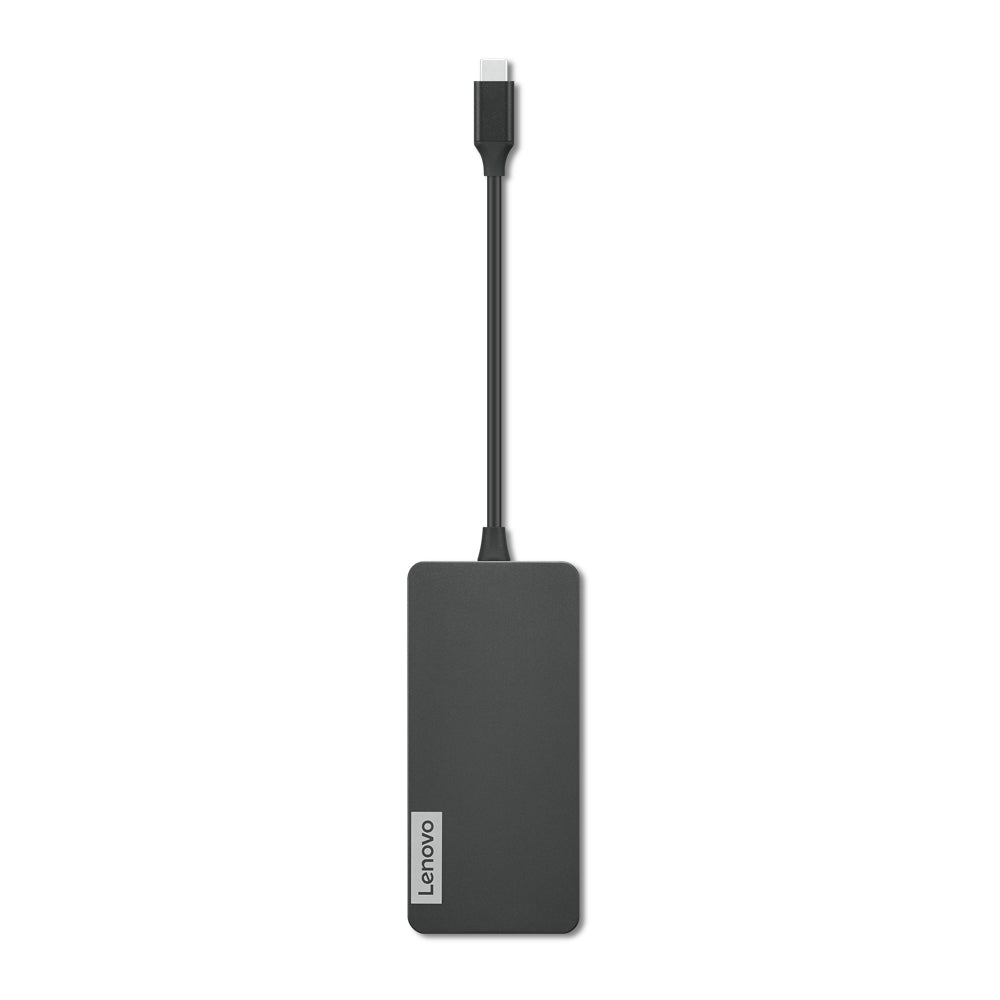 Lenovo GX90T77924 Multiport-Adapter – USB-C, 1× HDMI, 3× USB-A, SD/microSD, für Windows 10