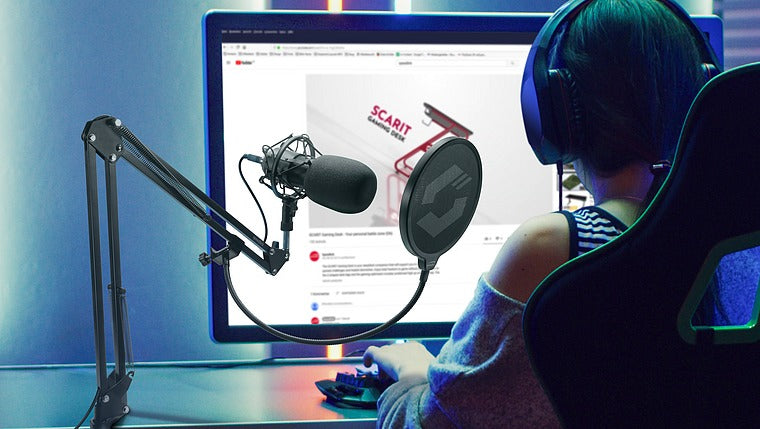 SPEEDLINK Volity Ready SL800010B – Mikrofon-Set, USB, Niere, Gaming, für Windows und andere, Schwarz