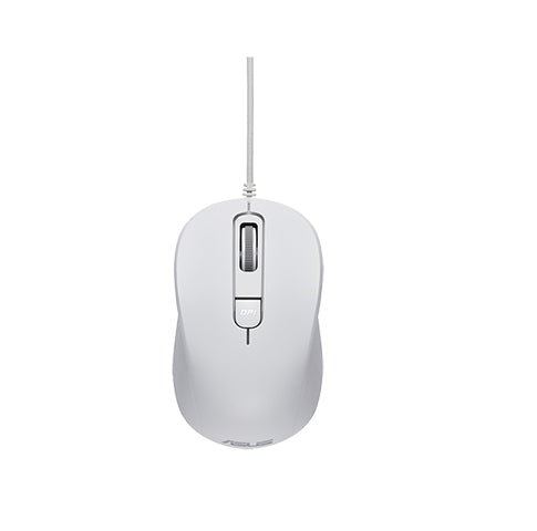 ASUS MU101C – Maus – Kabelgebunden (USB‑A), 3200 DPI, Beidhändig, Weiss