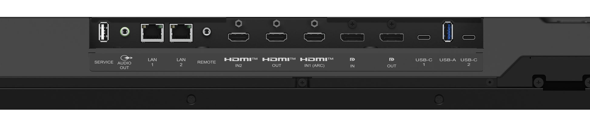 Sharp MultiSync M502 – 50" 4K Ultra HD Signage-Display, 550 cd/m², 24/7, Schwarz