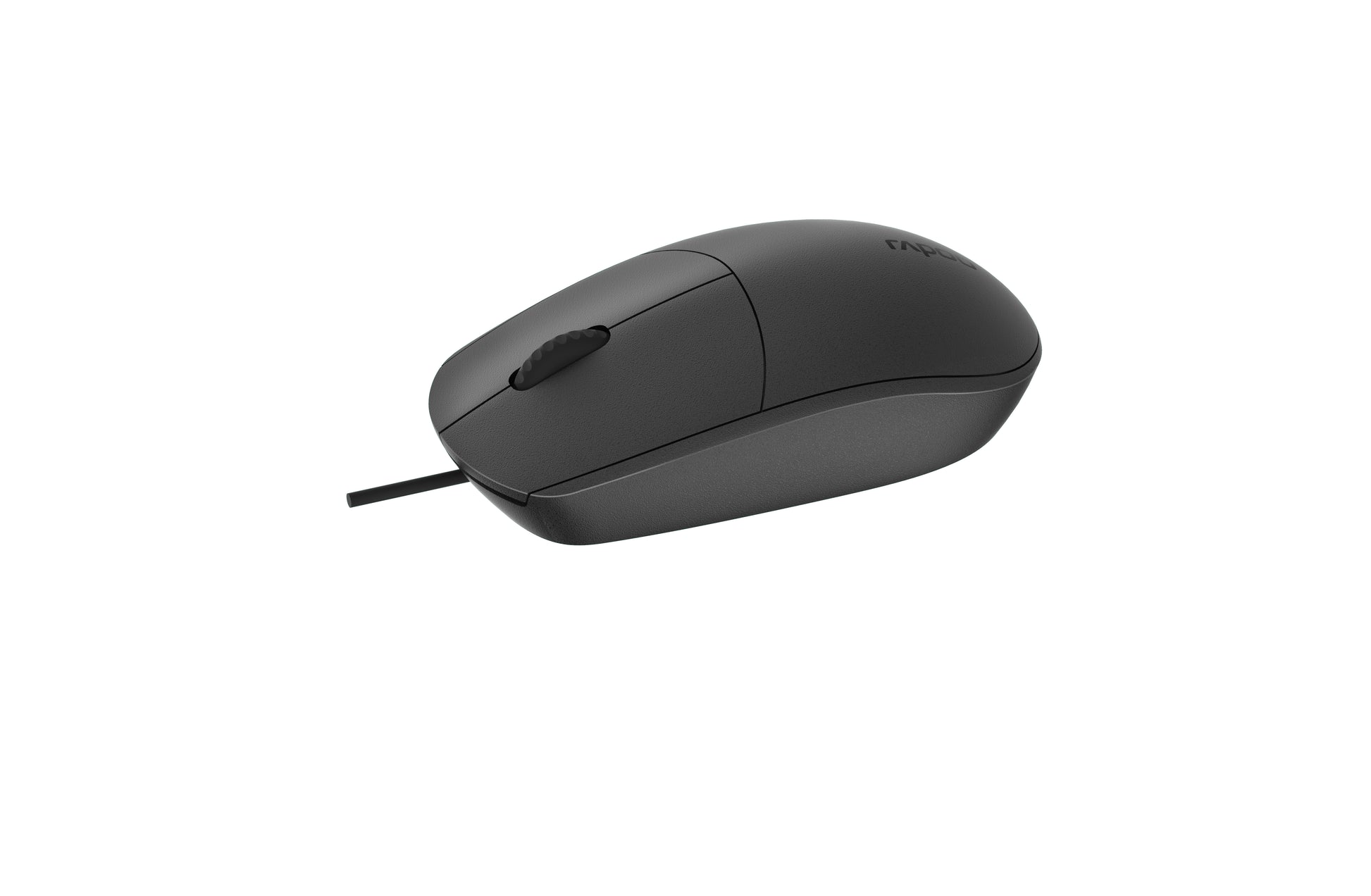 Rapoo N100 – Maus – Kabelgebunden (USB‑A), beidhändig, Schwarz