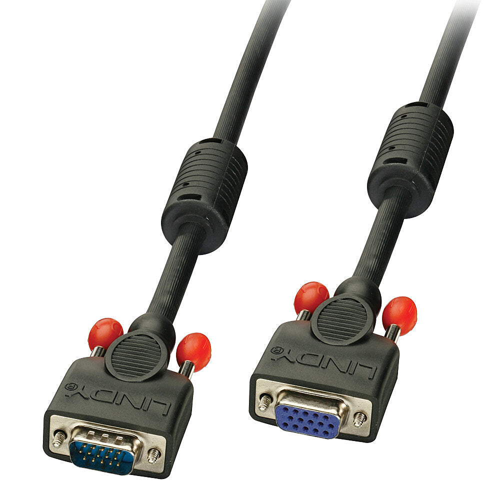 Lindy VGA–VGA Videokabel – 1 m, schwarz