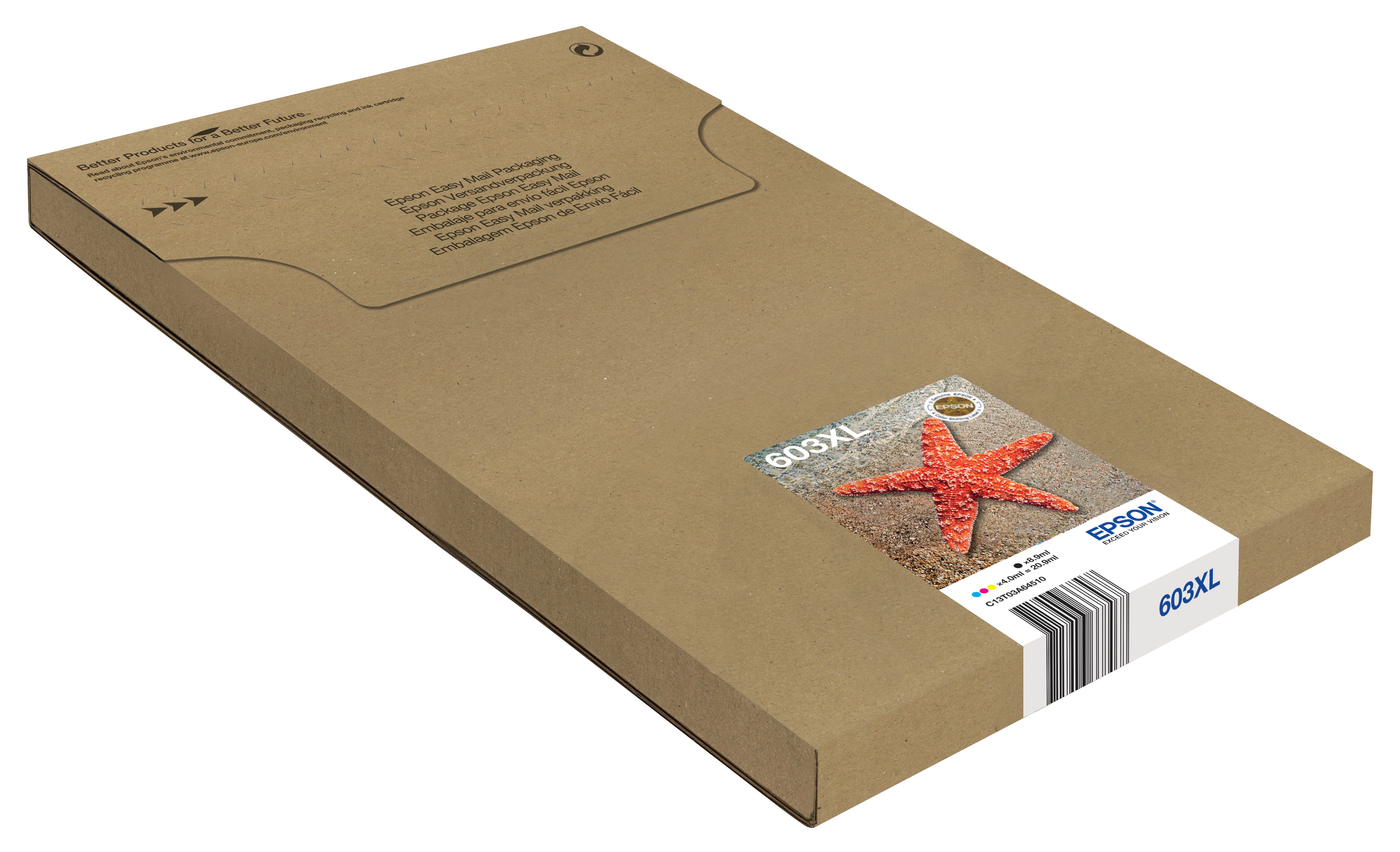 Epson Tintenpatronen-Multipack 603XL, CMYK, XL – für verschiedene Modelle