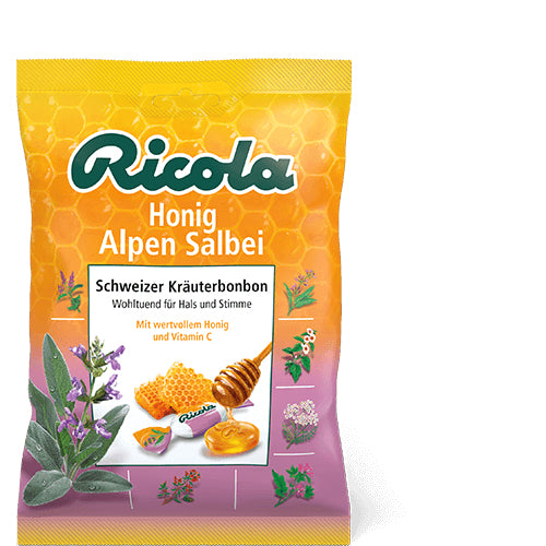 Ricola Kräuterbonbons – Honig Salbei – 75 g