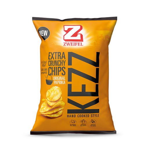 Zweifel Kezz Extra Crunchy Chips – Paprika – 110 g