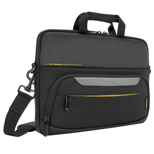 Targus Notebook-Tasche bis 14" – Trolley-Band, Reissverschlusstasche – Schwarz