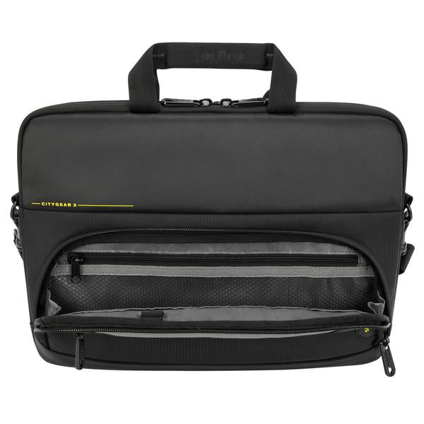 Targus Notebook-Tasche bis 14" – Trolley-Band, Reissverschlusstasche – Schwarz