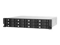 QNAP TL-R1220Sep-RP – 12-Bay Rack 2U HDD/SSD-Gehäuse – redundantes Netzteil, für 2,5"/3,5" HDD/SSD, SAS/SATA