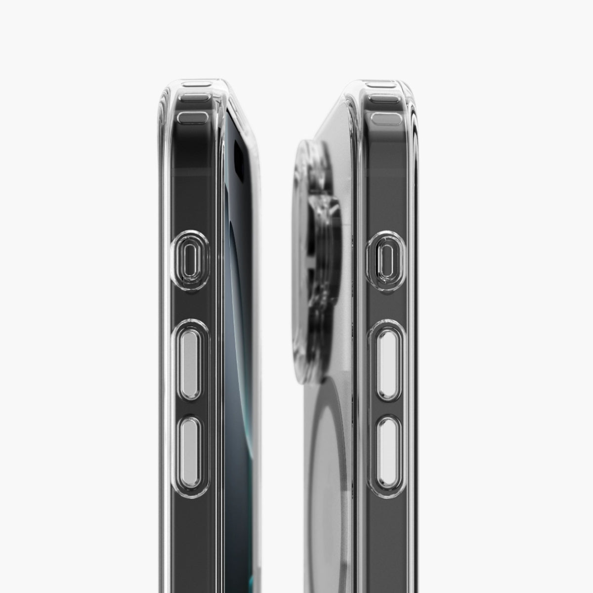 Vonmählen Backcover – für Apple iPhone 16, MagSafe, Kunststoff, schwarz/transparent