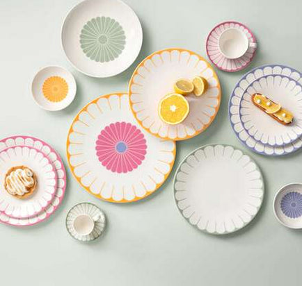 Villeroy & Boch Frühstücks- & Dessertteller Fleur – Ø 21,2 cm, Porzellan, Rosa, spülmaschinenfest