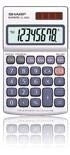 Sharp Taschenrechner EL-250S – 8-stellig – Solar – Silber
