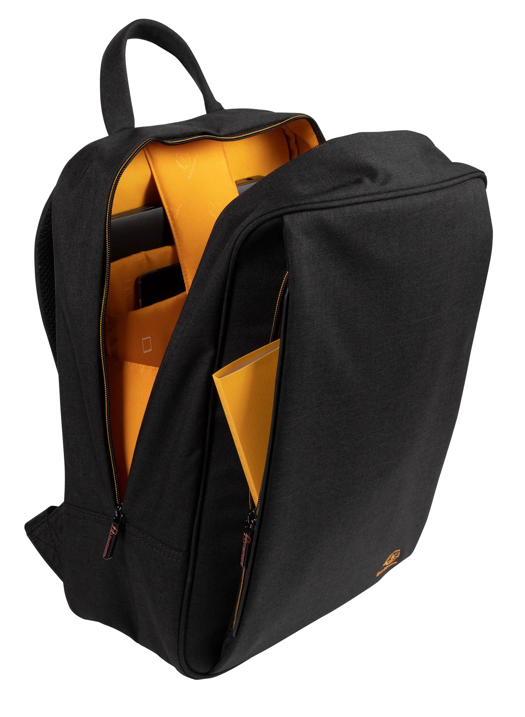 Exacompta City-Rucksack Exactive Smart – wasserabweisend, rPET-Polyester – Schwarz, 320 × 410 × 150 mm