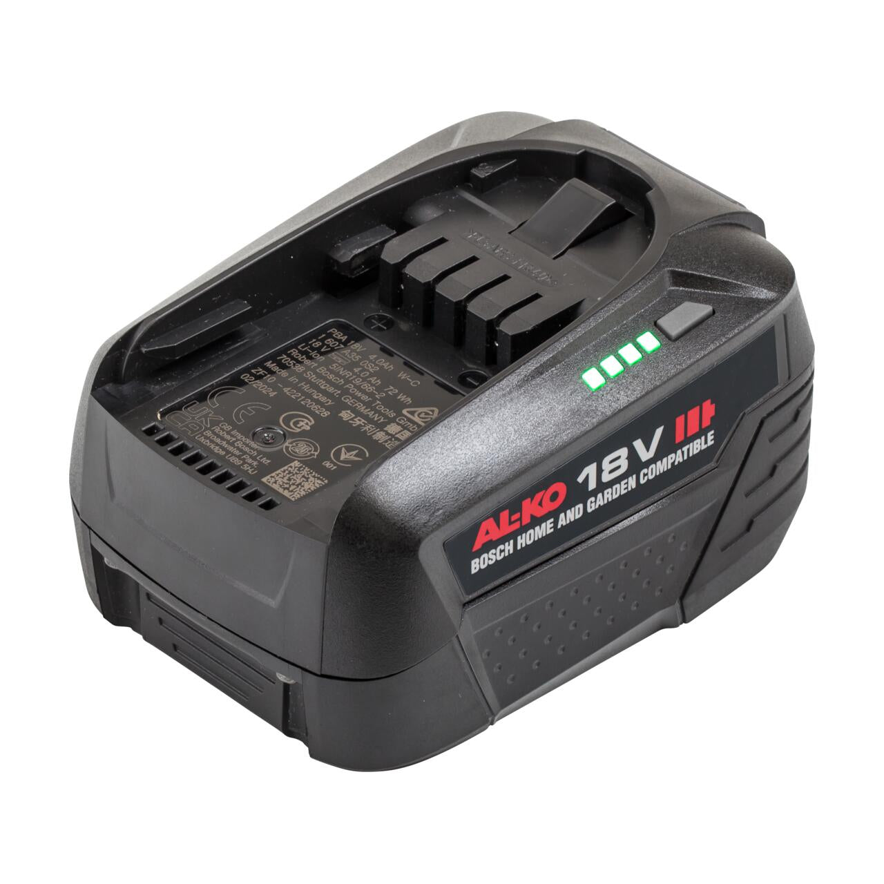 AL-KO Akku 18 V 4,0 Ah Li-Ion – für Bosch 18 V POWER FOR ALL