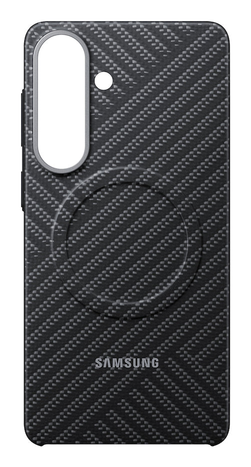 Samsung M2 Backcover – für Samsung Galaxy S26+, Dunkelgrau, Karbonfaser, kratzresistent