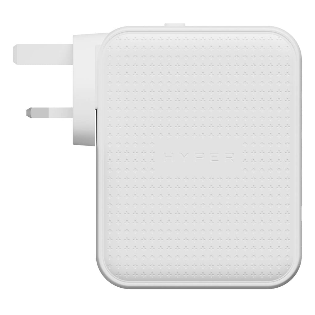 HYPER HJ1001WHWWGL USB-Wandladegerät 140 W – USB-C×3, USB-A×1 – PD 3.1, PPS, QC 3.0, GaN