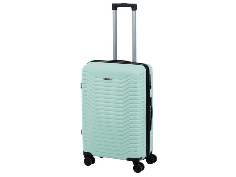 KOOR Trolley – 63 l, Hartschale, 4 Rollen, mit TSA, Mint, 40 × 66 × 26 cm