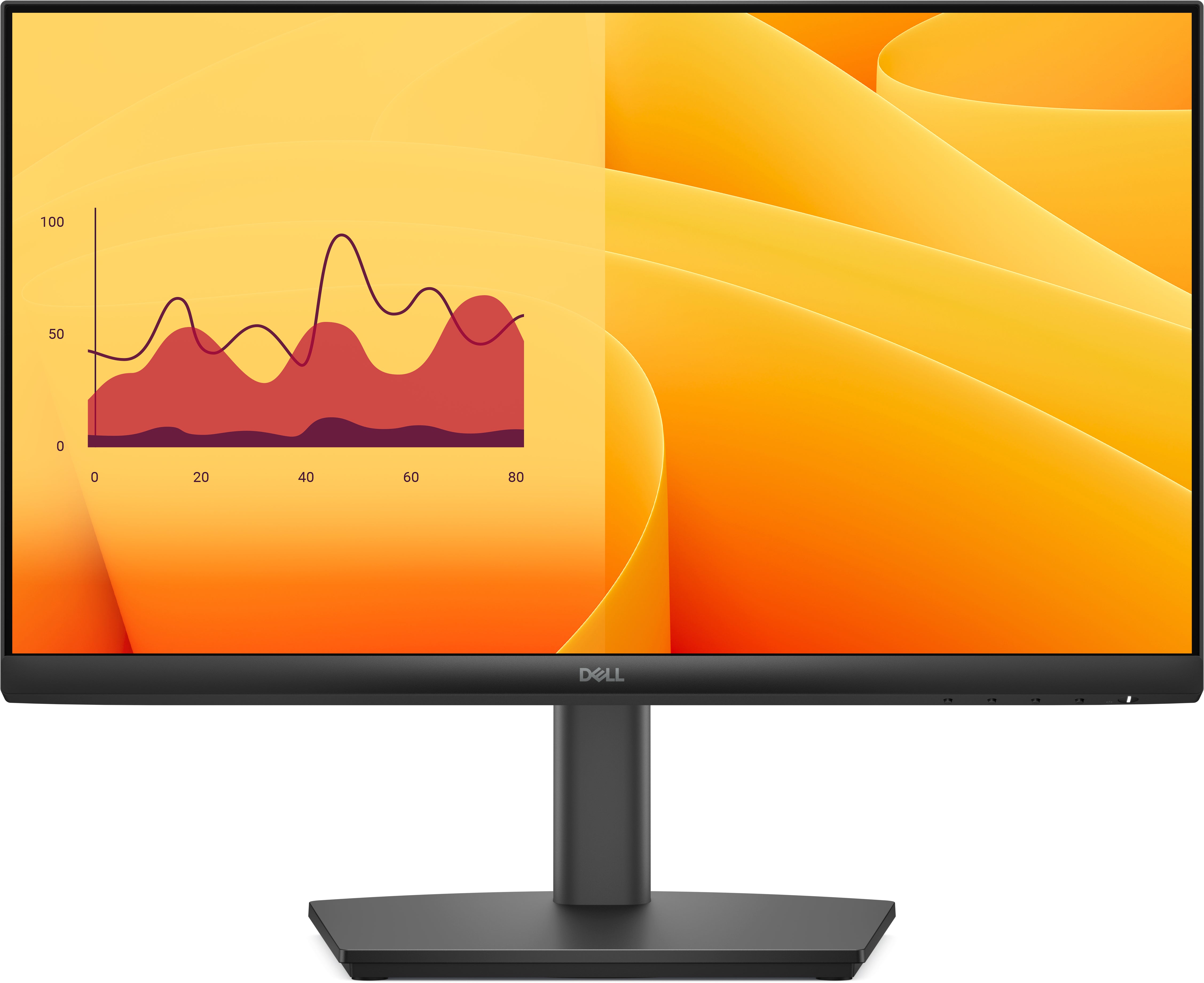 Dell E2225Hsm – Monitor, 21,5", 1920 × 1080 (Full HD), VA, 100 Hz, 250 cd/m², VESA 100 × 100, Schwarz