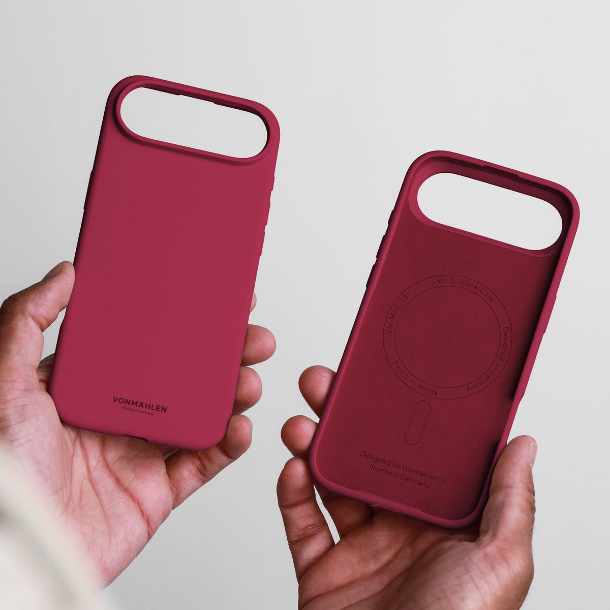 Vonmählen Backcover – für Apple iPhone 17 Air – rot – Silikon – MagSafe-kompatibel