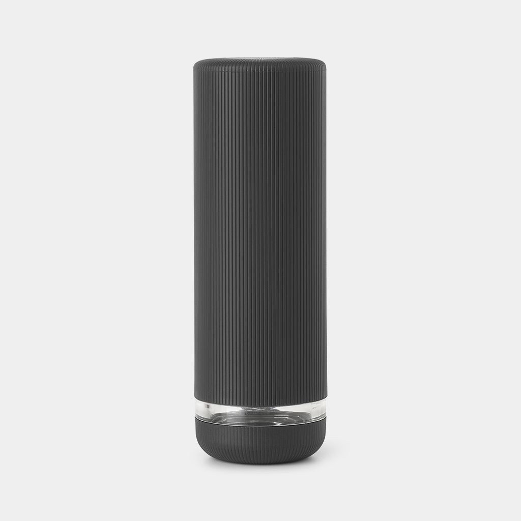 Brabantia Sink Style Seifenspender – Tisch, Silikon, Dunkelgrau, 200 ml