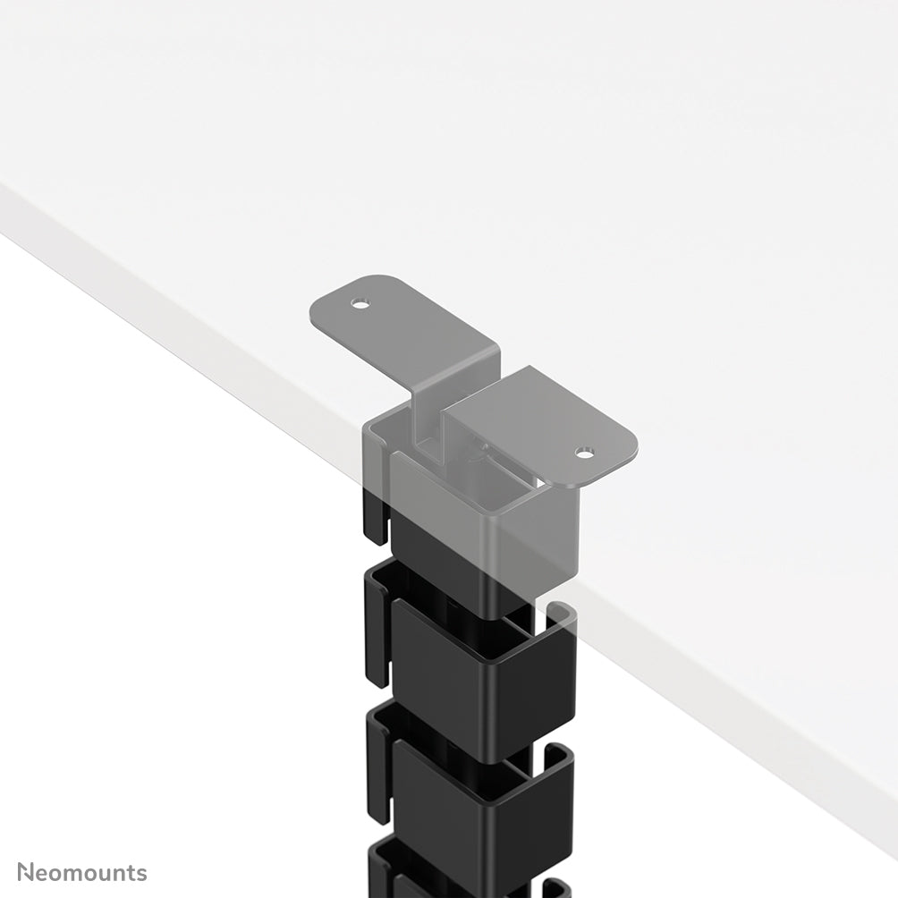 Neomounts ADS06-130BL Kabelführung – höhenverstellbar, schwarz, Kunststoff, B 994 × H 1292 × T 32 mm