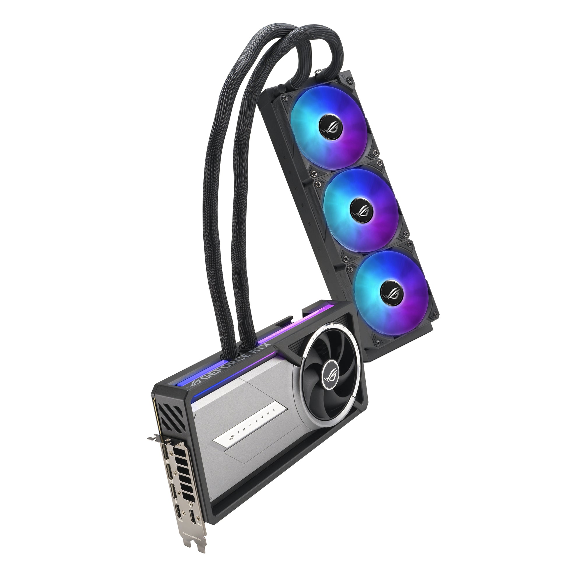 ASUS ROG-ASTRAL-LC-RTX5090-O32G-GAMING – PCIe Grafikkarte – 3×DP, 1×HDMI, PCIe 5.0, 1×16-Pin