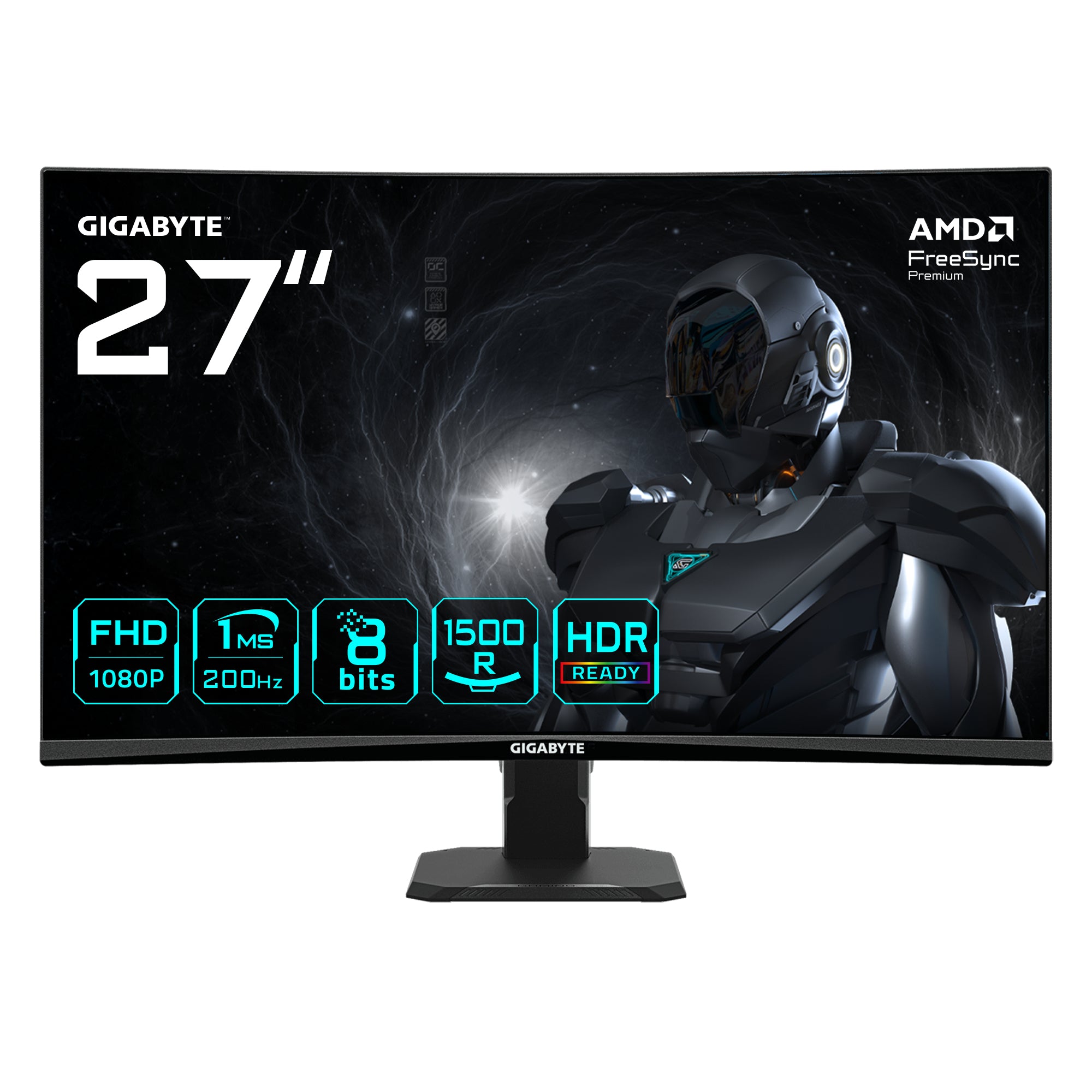 GIGABYTE GS27FCA – 27" Curved, 1920 × 1080 (Full HD), VA, 200 Hz