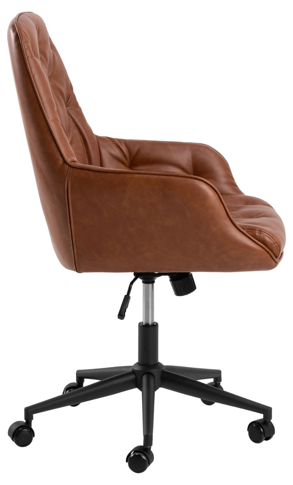 Actona AC Design Bürostuhl Erik – braun, Kunstleder