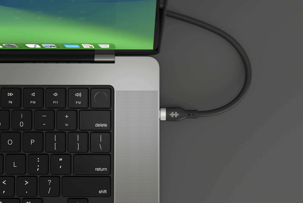 HYPER USB-C auf USB-C Kabel – USB 2.0 (480 Mbit/s) – 1 m – PD 240 W – Silikon, Schwarz